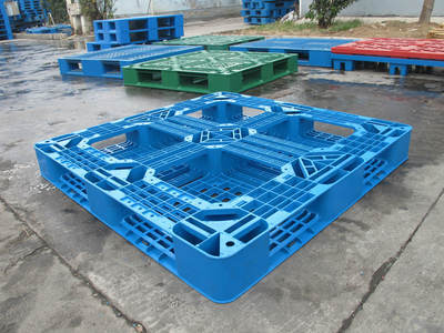 【廠家直銷|出口塑料托盤|集裝箱塑料托盤|田字網格1080*1080*125】價格,廠家,圖片,塑膠托盤,山東力揚塑業-